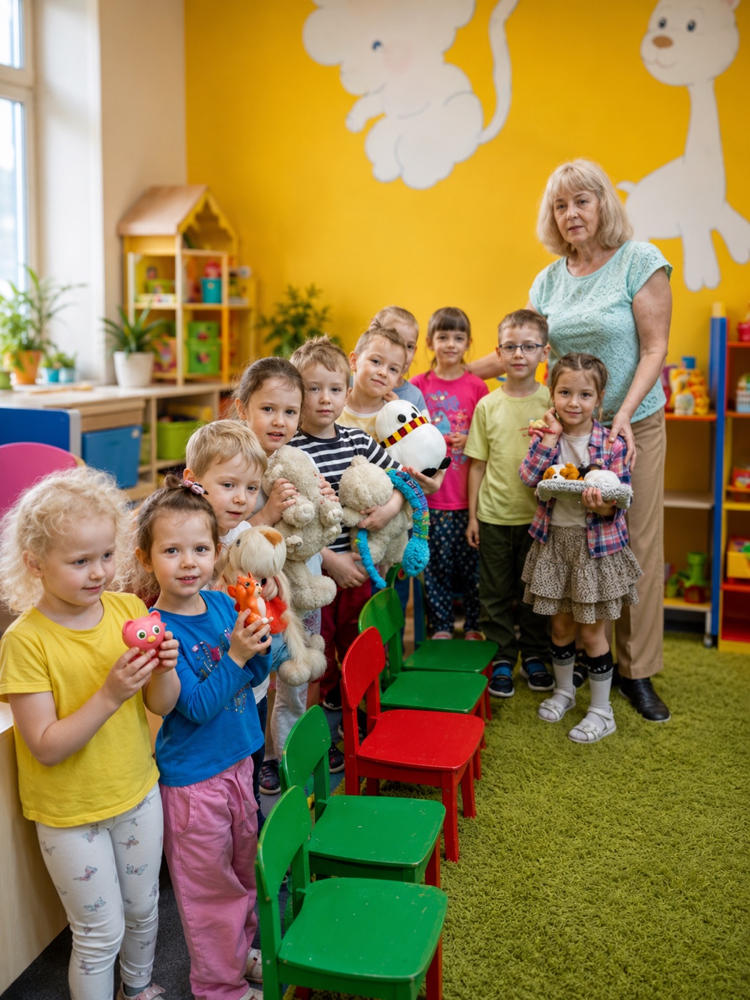 В группе с педагогом